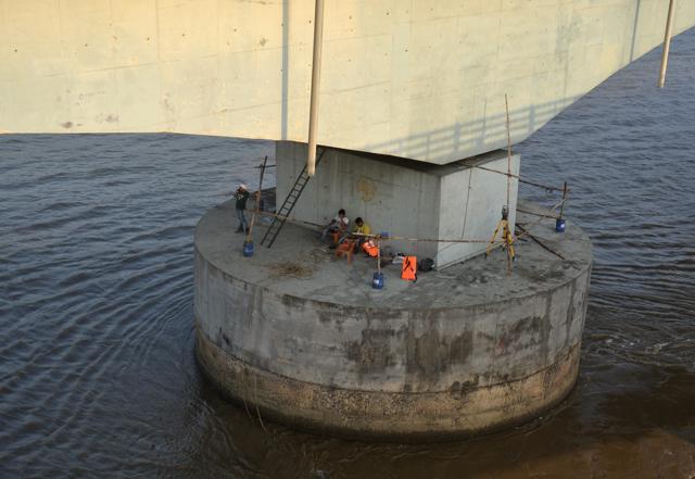 Sea change: The 47-year-old bridge was in dire need of repairs. (Prashant Waydande/HT)