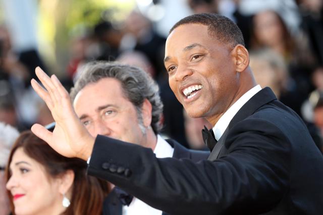 US actor and member of the Feature Film jury Will Smith (R) launched a spirited defence of Netflix, saying it “broadens my children’s cinematic global comprehension.” (AFP) US actor and member of the Feature Film jury Will Smith (R) launched a spirited defence of Netflix, saying it “broadens my children’s cinematic global comprehension.” (AFP)