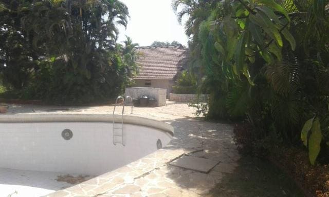 The swimming pool of the bungalow has run dry. (HT)