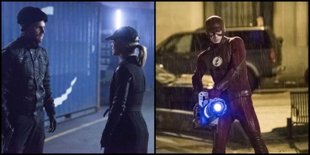 Felicity on the ARGUS mission; Barry powers the speed force bazooka with the stolen tech.