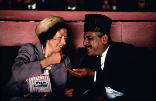 A still from East is East, a 1999 comedy in which Om Puri (R) plays a Pakistani patriarch raising a rebellious brood with his English wife, Linda Bassett (L). This role introduced Puri to an international audience. (Courtesy: Alamy Stock Photos) A still from East is East, a 1999 comedy in which Om Puri (R) plays a Pakistani patriarch raising a rebellious brood with his English wife, Linda Bassett (L). This role introduced Puri to an international audience. (Courtesy: Alamy Stock Photos)
