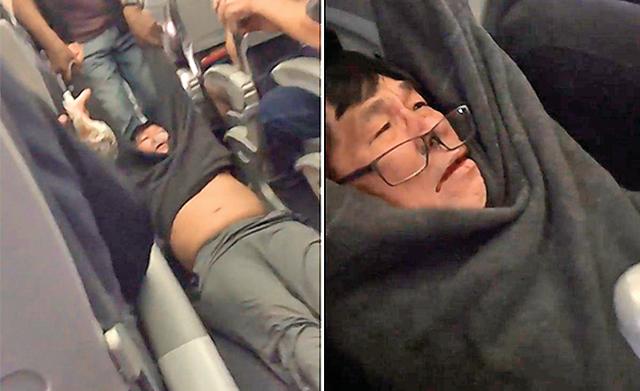 The incident of a passenger being dragged down the aisle to be evicted that made headlines recently