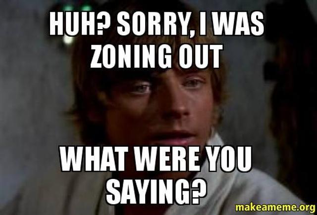Multi-tasking is one of the major reasons why people zone out. Multi-tasking is one of the major reasons why people zone out.