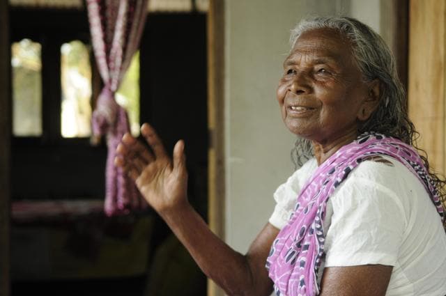 Shanti Munda says she regrets boycotting elections. (Samir Jana/HT PHOTO) Shanti Munda says she regrets boycotting elections. (Samir Jana/HT PHOTO)
