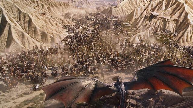Daenerys preaching to the Dothraki tribe in season 6. Daenerys preaching to the Dothraki tribe in season 6.