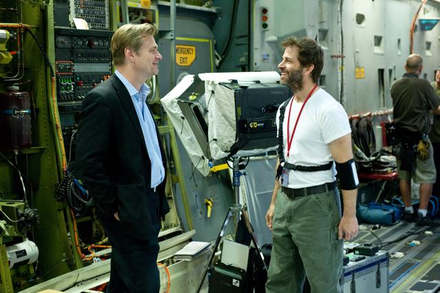 Zack Snyder and Man of Steel executive producer on set. Zack Snyder and Man of Steel executive producer on set.