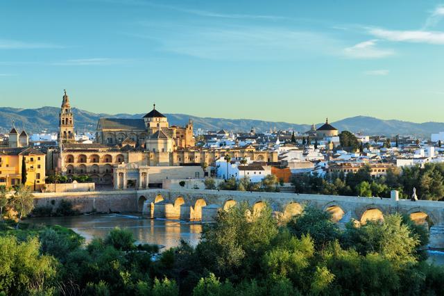 An evening view of the Mosque-Cathedral of Cordoba in Spain. (Shutterstock)