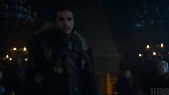 Kit Harrington as Jon Snow.