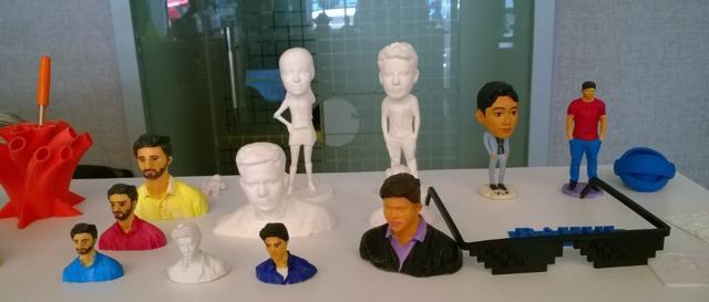 Busts as tiny as 1.5 inches going up to 6 inches are all the rage at this hub. (HT Photo) Busts as tiny as 1.5 inches going up to 6 inches are all the rage at this hub. (HT Photo)