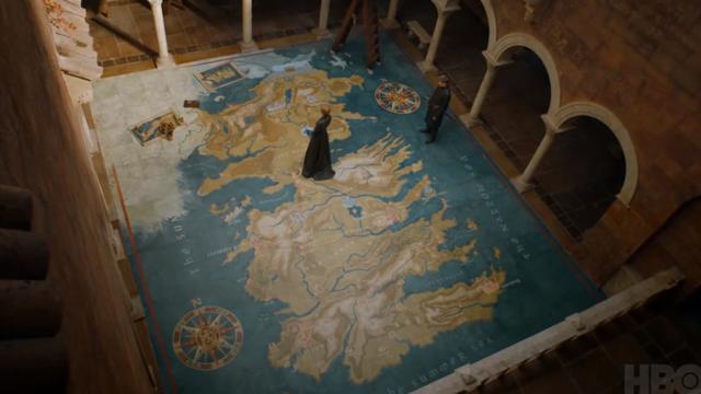 Cersei plotting her next move.