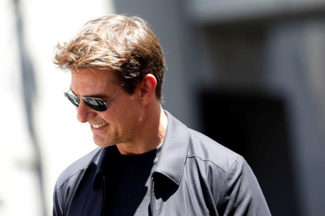 Tom Cruise unveils a 75-foot tall sarcophagus to promote the film The Mummy at the Hollywood and Highland gateway in Hollywood, California. (Reuters) Tom Cruise unveils a 75-foot tall sarcophagus to promote the film The Mummy at the Hollywood and Highland gateway in Hollywood, California. (Reuters)