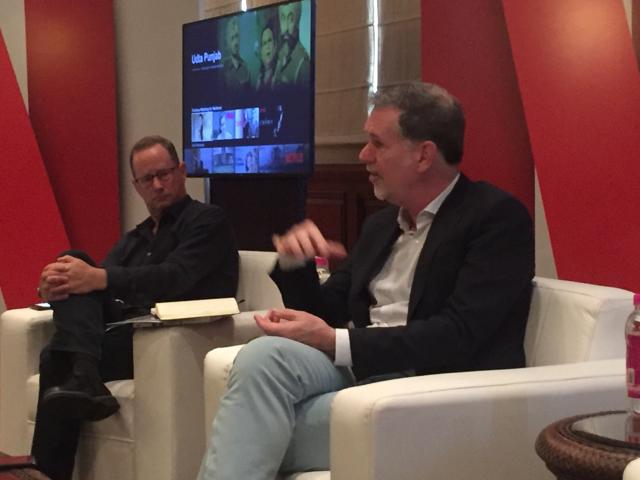 Nelftix CEO and co-founder Reed Hastings in New Delhi. (Rohan Naahar)