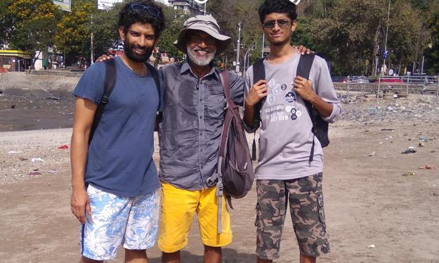 Siddharth Chakravarty, 34, an independent researcher in industrial fisheries, self-taught marine conservationist Pradip Patade, and marine biologist Abhishek Jamalabad have co-founded the group Marine Life of Mumbai.