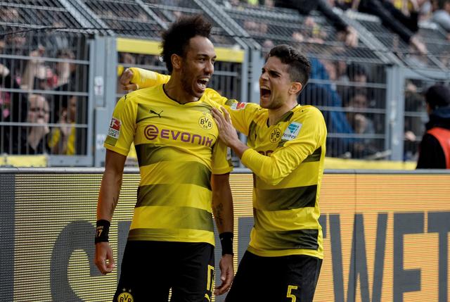 Pierre-Emerick Aubameyang is in great form for Borussia Dortmund with eight goals in six league games. (AFP) Pierre-Emerick Aubameyang is in great form for Borussia Dortmund with eight goals in six league games. (AFP)