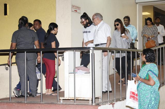 Actor Ranveer Singh injured himself on the sets of the film, but continued to shoot. (Yogen Shah)
