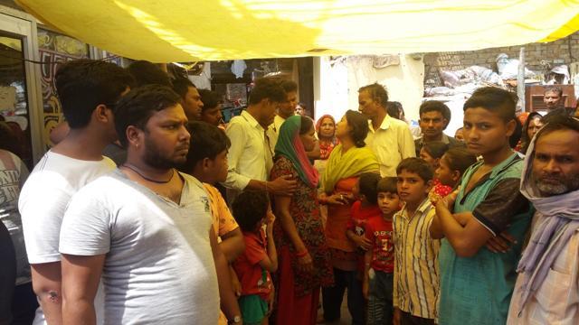 The family of Ravinder Kumar. The family of Ravinder Kumar.