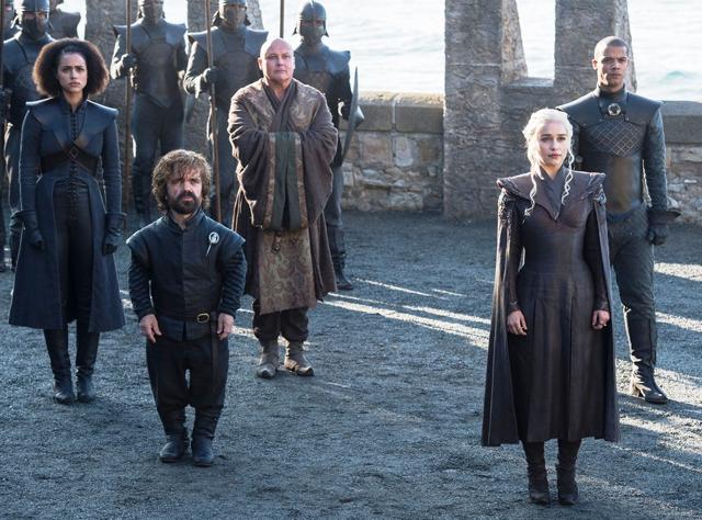 Tyrion and Daenerys arrive on Westrosi shores this season. (HBO)