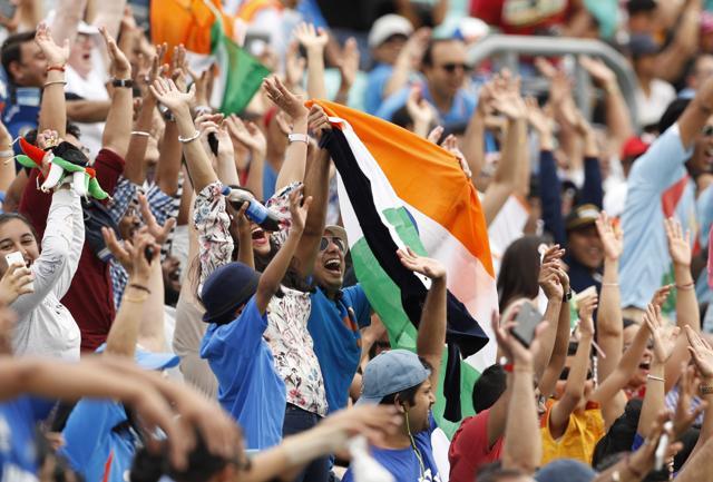 India fans look really happy out there, don’t there? (Reuters) India fans look really happy out there, don’t there? (Reuters)