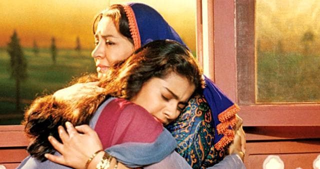 In the film Dilwale Dulhania Le Jayenge (1995), the bond between Kajol and Farida Jalal defines the relationship between a mother and a child beautifully. In the film Dilwale Dulhania Le Jayenge (1995), the bond between Kajol and Farida Jalal defines the relationship between a mother and a child beautifully.