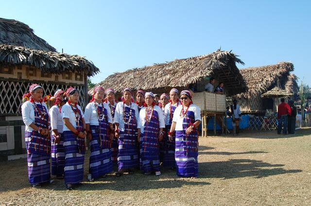 Members of the Tangsa tribe. The population of Chakmas and Hajongs was about 5,000 when Delhi had them moved to southern Arunachal Pradesh between 1964 and 1969. Their population is now about 100,000. (Pronib Das/HT Photo)