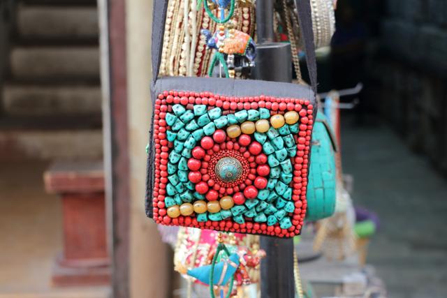 Stone-studded bag (Rs 300) from Sri Krsna Exports, 1607, Main Bazar (Photo credit: Shara Ashraf)