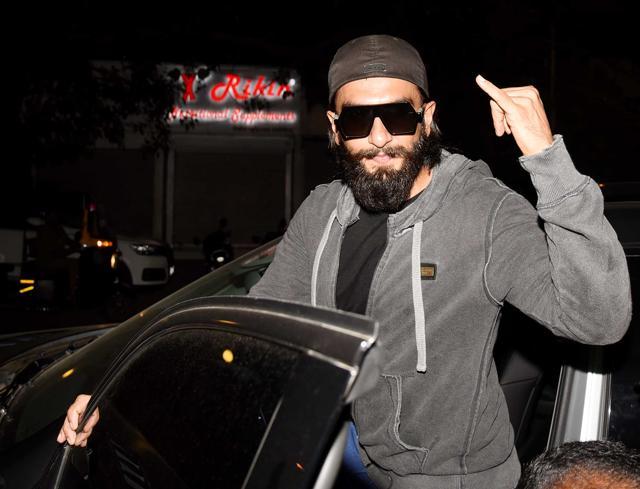 Ranveer Singh at Pali Hill, Mumbai. (Yogen Shah) Ranveer Singh at Pali Hill, Mumbai. (Yogen Shah)
