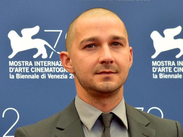 US actor Shia LaBeouf poses during the photocall of the movie Man Down presented in the Orizzonti selection at the 72nd Venice International Film Festival on September 6, 2015 at Venice Lido. (AFP)