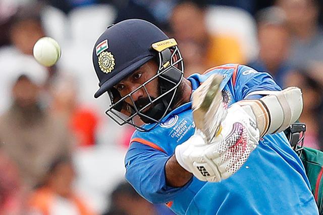 Dinesh Karthik neared a century as India made good progress. (AFP) Dinesh Karthik neared a century as India made good progress. (AFP)