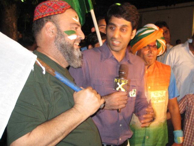 Mohammad Bashir (Chacha Chicago) gets interviewed during the ICC World Cup semifinal between Indian cricket team and Pakistan cricket team in Mohali on March 30, 2011. ( Getty Images) Mohammad Bashir (Chacha Chicago) gets interviewed during the ICC World Cup semifinal between Indian cricket team and Pakistan cricket team in Mohali on March 30, 2011. ( Getty Images)