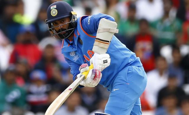 Dinesh Karthik and Shikhar Dhawan provided a steady partnership to revive India. (REUTERS) Dinesh Karthik and Shikhar Dhawan provided a steady partnership to revive India. (REUTERS)