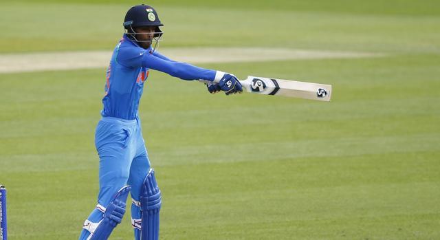 Hardik Pandya slammed an attacking fifty to help India near 300. (REUTERS) Hardik Pandya slammed an attacking fifty to help India near 300. (REUTERS)
