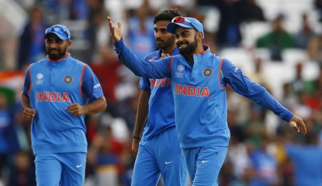 India dominated the warm-up game against Bangladesh at The Oval. (REUTERS) India dominated the warm-up game against Bangladesh at The Oval. (REUTERS)