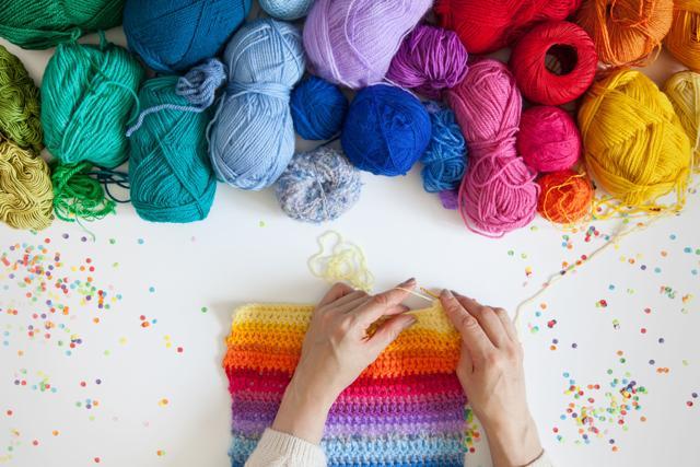 Knitting is a good way to de-stress during trying times. (Shutterstock) Knitting is a good way to de-stress during trying times. (Shutterstock)