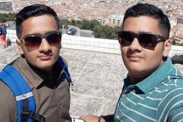 Anish and Aniruddha Kothari scored 89.53% and 87.23%. (HT Photo) Anish and Aniruddha Kothari scored 89.53% and 87.23%. (HT Photo)