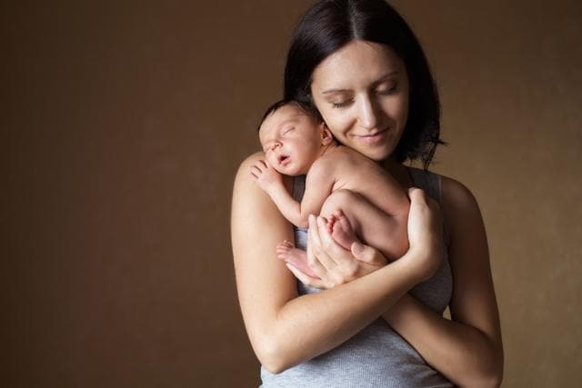 A child who is hugged feels safe, thereby reducing stress. (Shutterstock) A child who is hugged feels safe, thereby reducing stress. (Shutterstock)