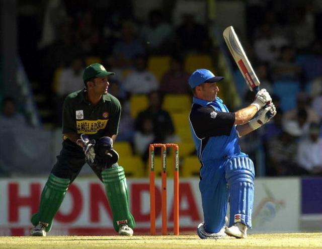 Nasser Hussain hits out on his way to 96 during the England vs Bangladesh ODI match in the ICC Knockout tournament at the Gymkhana Ground, Nairobi, Kenya. (Getty Images - Tom Shaw/ALLSPORT) Nasser Hussain hits out on his way to 96 during the England vs Bangladesh ODI match in the ICC Knockout tournament at the Gymkhana Ground, Nairobi, Kenya. (Getty Images - Tom Shaw/ALLSPORT)