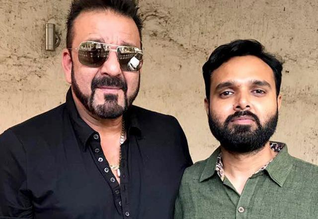 Sanjay Dutt with Aarambhh Singh, the director of Malang. Sanjay Dutt with Aarambhh Singh, the director of Malang.