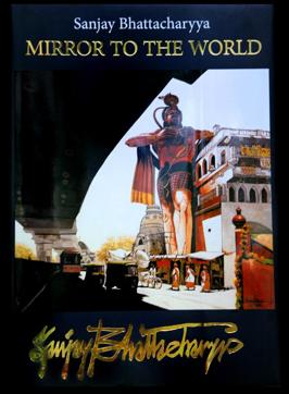 The cover of the coffee table book by artist Sanjay Bhattacharyya. The cover of the coffee table book by artist Sanjay Bhattacharyya.