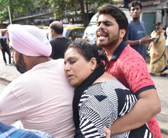 A resident injured in the clash. (HT)