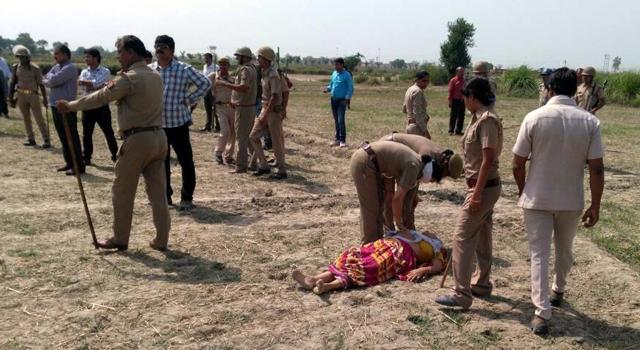 A heavy contingent was deployed at Loni following clash between farmers and police on Friday afternoon.
