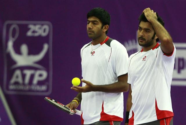 Tennis players Rohan Bopanna and Aisam-Ul-Hag Qureshi have a mutual love of cricket. (Getty Images) Tennis players Rohan Bopanna and Aisam-Ul-Hag Qureshi have a mutual love of cricket. (Getty Images)
