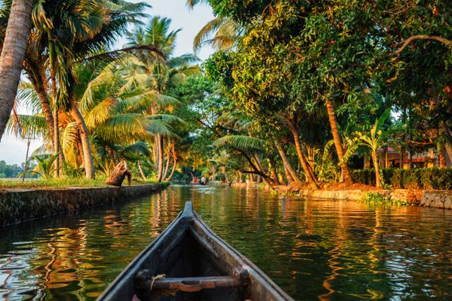 Kerala backwaters. (Shutterstock) Kerala backwaters. (Shutterstock)