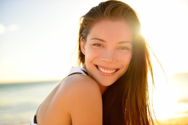 Skin is often dull, uneven and rough after a summer full of constant sun exposure and outdoor activities. (Shutterstock) Skin is often dull, uneven and rough after a summer full of constant sun exposure and outdoor activities. (Shutterstock)