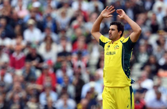 Mitchell Starc struggled on his comeback after a foot injury as he picked up 0/52. (AFP)