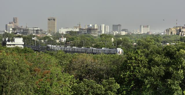 While more than eight lakh saplings comprising trees, shrubs and herbs are planted across Delhi every year, experts have raised questions on whether the right species are being planted. (Arun Sharma/HT PHOTO) While more than eight lakh saplings comprising trees, shrubs and herbs are planted across Delhi every year, experts have raised questions on whether the right species are being planted. (Arun Sharma/HT PHOTO)