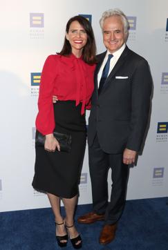 Actors Amy Landecker and Bradley Whitford at The Human Rights Campaign 2017 Los Angeles Gala Dinner at JW Marriott Los Angeles at L.A. LIVE on March 18 (AFP) Actors Amy Landecker and Bradley Whitford at The Human Rights Campaign 2017 Los Angeles Gala Dinner at JW Marriott Los Angeles at L.A. LIVE on March 18 (AFP)