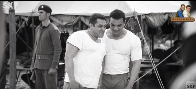 Salman and Sohail from the sets of Tubelight.