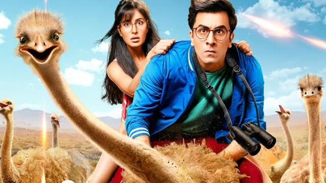 Katrina and Ranbir on a poster of Jagga Jasoos.