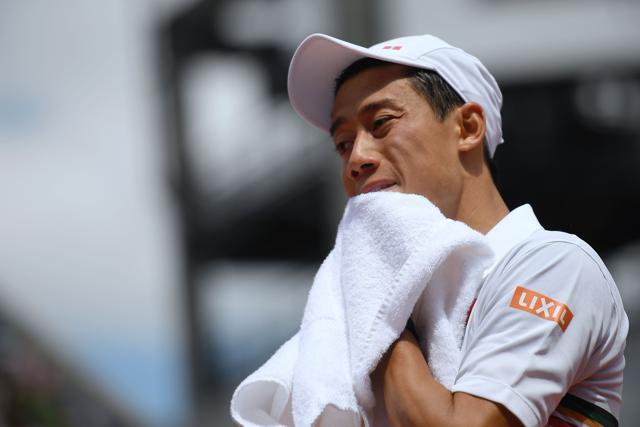 Kei Nishikori will face Andy Murray in the quarter-finals after a hard-fought win over Fernando Verdasco. (AFP)