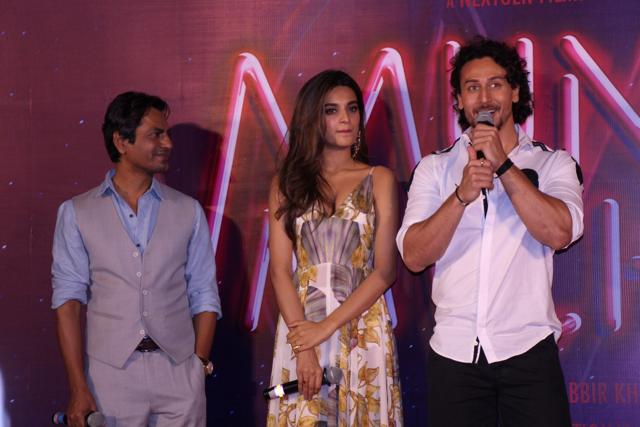 The action dance movie’s female lead Nidhhi Agerwal is making her debut. (IANS) The action dance movie’s female lead Nidhhi Agerwal is making her debut. (IANS)